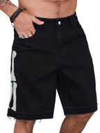 Men's Shorts with Bone Graphic