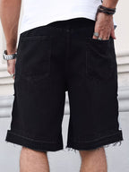 Men's Shorts with Bone Graphic